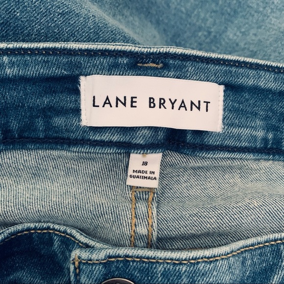 LaneBryant Mid Rise Destructed Bootcut Jean NWT 18 - Picture 7 of 8